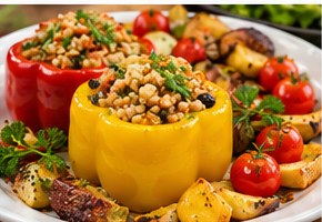 Beispielfoto: Vegetarische Genüsse aus eigener Herstellung